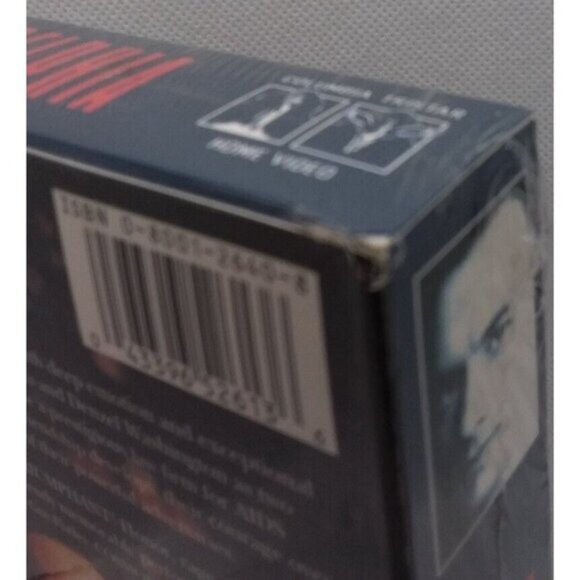 Philadelphia VHS Sealed Tom Hanks Denzel Washington Jonathan Demme Video - Picture 10 of 10